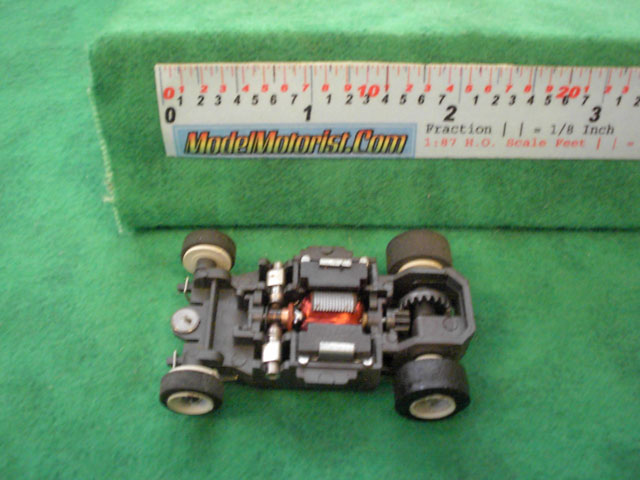 Top view of Aurora AFX SP-1000 Slot Car Chassis