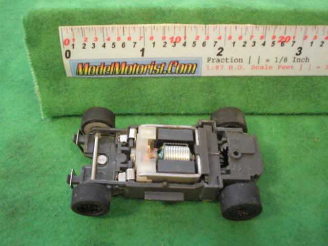 Top view of Empire MR1 Racing HO Slot Car Chassis