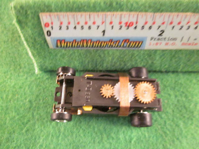 Top view of Dash T 2.0 Stock SS HO Slot Car Chassis